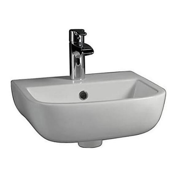 Barclay 4-211WH Series 600 Wall-Hung Basin,  1-Hole