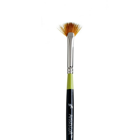 12 Pack: Vienna Golden Taklon Fan Brush by Artist's Loft