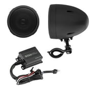 BOSS Audio Systems MCBK470B 3 Weatherproof Bluetooth Motorcycle Speakers Compact Amplifier