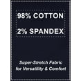 thumbnail image 4 of Men's Flex Stretch Slim Fit Cotton Everyday Chino Pants (31" Inseam), 4 of 5