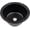 Black, variant on Kitchen & Bar Sink - 12-inch Essex Dual Mount Drop in Bar Prep Sink, Hand Hammered Matte Black Sinks, Drop in or Undermount Kitchen Sinks, Single Circular Dual Mount Bowl