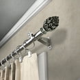 thumbnail image 2 of Wilma 13/16" Bay Window curtain rod 20"-36", 38"-72" - Satin Nickel,(ABay-12-5), 2 of 6