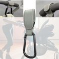 thumbnail image 4 of Ganchos de cuero PU para cochecito, accesorios para cochecito, correa colgante, organizador, Clips para carrito, ganchos para cochecito para bolsas de gris Sunnimix Ganchos para cochecito, 4 of 6