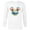 White, variant on Disney Mickey Mouse & Pals Beach Vacation Summer Vibes- Long Sleeve T-Shirt for Men - Customized-White