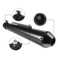 thumbnail image 2 of Speravity Tubo de escape de motocicleta de alta compatibilidad, silenciador de tubo de escape duradero y resistente a impactos Accesorios para motos, 2 of 6