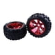 thumbnail image 2 of Neumáticos de goma para HSP 1/8 RC Truck - 2 Rojo Hugo Neumático de camión monstruo RC, 2 of 9