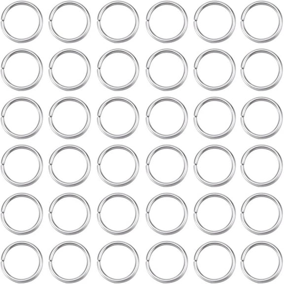 1Box 1 Box 1000Pcs Silver Jump Ring Stainless Steel Open Jump Rings Bulk Hypoallergenic Small Round Single Loop Clasp Open Jump Ring for Jewelry Making Supplies Necklaces Bracelet Earrings DIY
