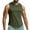 🔥 Army Green, variant on Undershirts for Men Pack Summer Sleeveless Crew Neck Mens Workout Tank Tops Solid Color Relaxed Fit Oversized Athletic Men's Clothing Hawaiian for Summer Beach Days Gray M