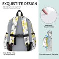 thumbnail image 4 of Daisy Pioneer Flower and Yellow Flowers Backpack for School, Cute School Bag with Adjustable Shoulder Straps and Padded Back, 13.4"x11"x4.7", 4 of 4