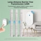 thumbnail image 3 of Wireless Doorbell with 2 Plug-In Receivers IP65 Waterproof Door Chime Operating Range Up to 1050 Feet/320M 5 Adjustment Volume Levels White, 3 of 4