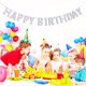 thumbnail image 3 of Raindrops Guirnalda De Fiesta De Cumpleaños En Color Plata Con Y Letras Para, 3 of 7