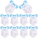 thumbnail image 1 of KAKOWELY 10 tarjetas para revelar el género del bebé, tarjetas para votar el género del bebé, decoraciones para baby shower, 1 of 5