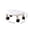 White, variant on Rolling Stool With Wheels, Low Rolling Stool, Mobile Stool on Wheels for Home, Garage, Kitchen and Office Use
