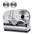 thumbnail image 1 of Techwood 9-inch Electric Deli Slicer | Heavy-Duty Stainless Steel Blade | Precision Thickness Control | For Meat, Cheese & More, 1 of 6