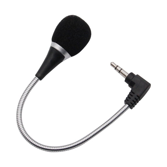 3.5 mm Jack Flexible Microphone,Mini Microphone Mini Notebook Microphone Mini Audio Mic Compatible for Computer PC Laptop Notebook