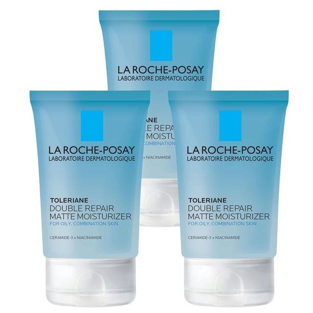 La Roche-Posay Hidratante con ceramida y niacinamida no comedogénica(3pcs)