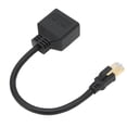 thumbnail image 4 of RJ45 Ethernet Adapter Cable, RJ45 Splitter Adapter 1 To 2 Port Excellent Connection Gold Plated Core For Home For Office, 4 of 8