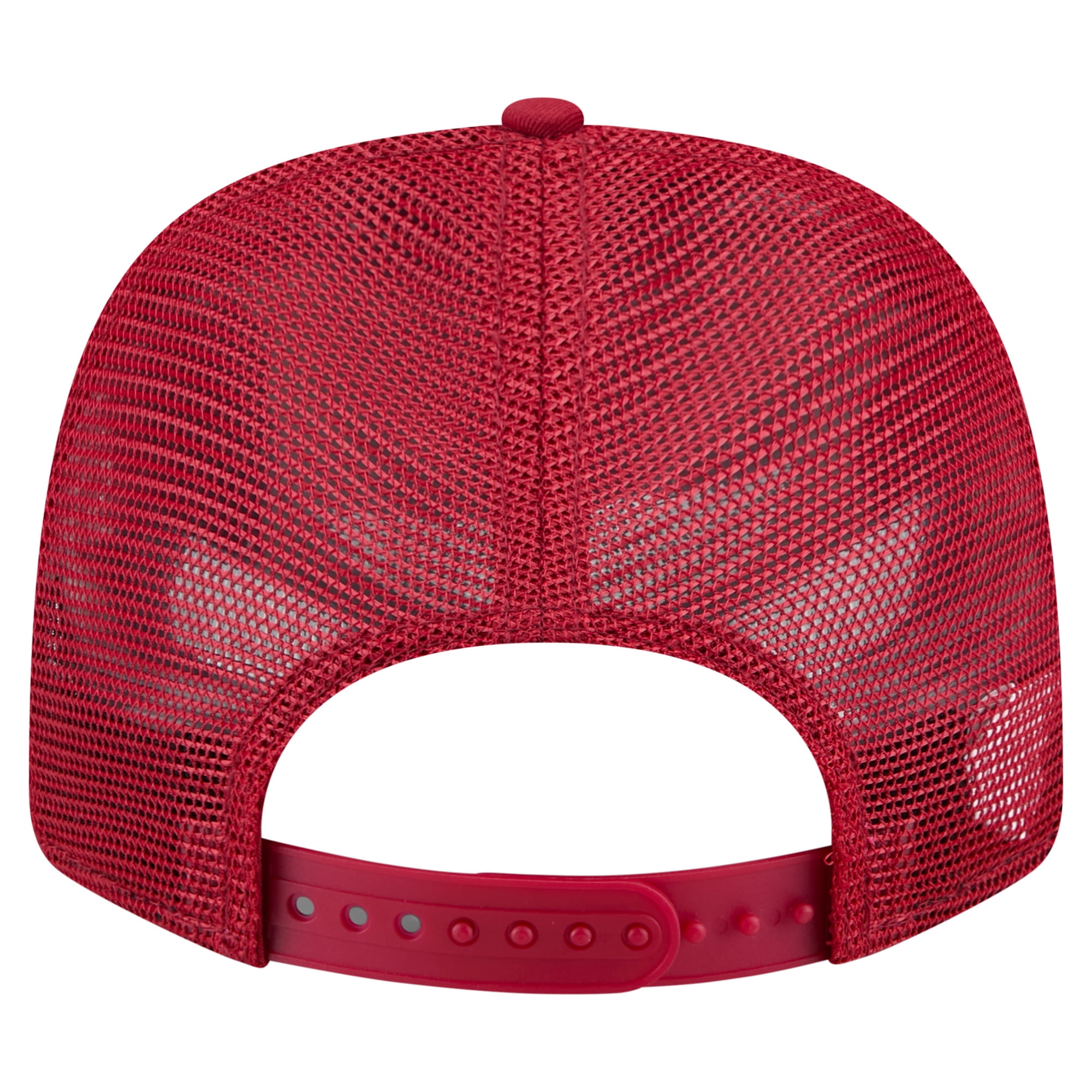 Men's New Era Crimson Indiana Hoosiers Primary 9SEVENTY Trucker Stretch-Snap Hat