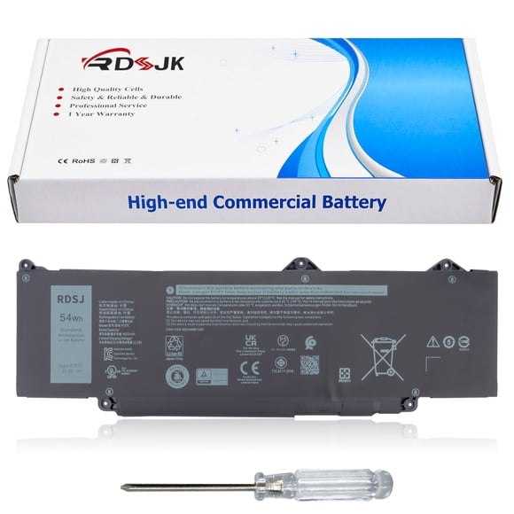 Batería para laptop RDSJ R73TC 11.4V 54Wh para Dell