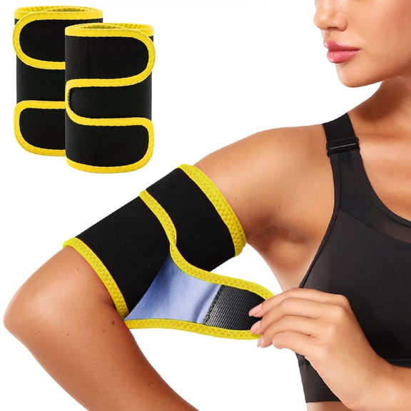 Sweat Arm Bands Trimmer for Women & Men Sauna Arm Slimmer Shaper Compression Sleeves Wraps Lose Arm