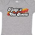 thumbnail image 4 of Inktastic Kickin' it Old School with Weathered Retro Stripe Boys or Girls Baby Bodysuit, 4 of 5