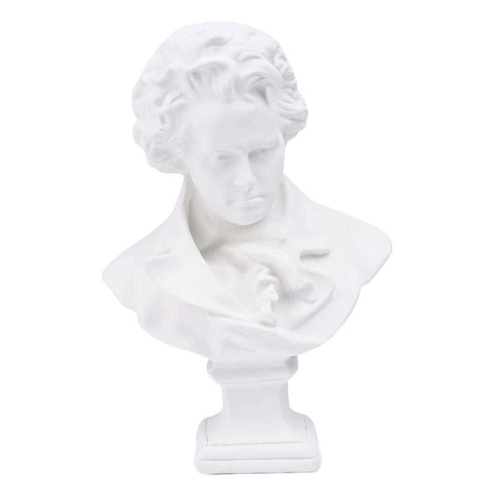 6 Inch Classic Musician Head Bust Statue Roman Sculpture Figurine for Decoration and Collection