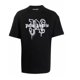 thumbnail image 2 of Camiseta de manga corta con estampado de letras de la marca Palm American, camiseta con estampado de grafiti limitada de Angels cityNegro Verde, 2 of 5