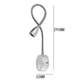 thumbnail image 3 of 5PCS LED Foco de cuello de cisne flexible Lámpara de rotación de 360 ​​​​grados (Plata), 3 of 6