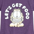 thumbnail image 3 of Garfield - Lets Get Food - Toddler & Youth Girls Short Sleeve Graphic T-Shirt, 3 of 5