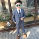 thumbnail image 5 of Trajes de fiesta de boda para bebés, chaqueta, chaleco, pantalones, trajes formales para niños, vestido de bautismo, conjunto de ropa para ceremonia adolescente, 5 of 5