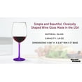 thumbnail image 4 of 10 ARC Cachet White Wine Glasses Set, 19 oz. - Barware, Sturdy, Vibrant - Purple, 4 of 5