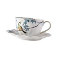 thumbnail image 2 of Tazas de café, latte, regalos con diseño floral y asas, tazas de té, y platillo para latte art, para cafés comerciales, capuchinos, té cafés. 200 ml, 2 of 8