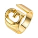 thumbnail image 1 of Ganfancp Mujeres de La Moda de La Pareja de Apertura 26 Letras Joyería Liquidación 1X Anillo, 1 of 1