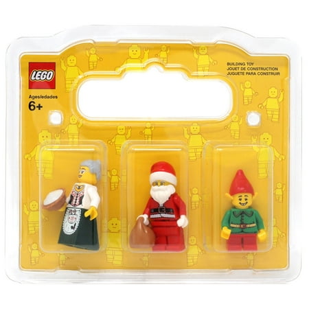 - LEGO Santa, Mrs. Claus & Elf Minifigure 3-Pack