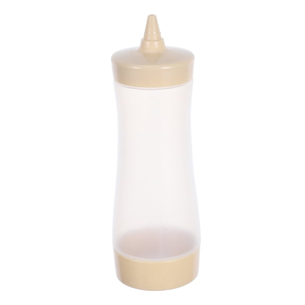 FELTECHELECTR 3 botellas transparentes flexibles de 350 ml: recipientes flexibles rellenables para aderezos, kétchup y salsa barbacoa. Dispensador de salsas para picnic y camping.