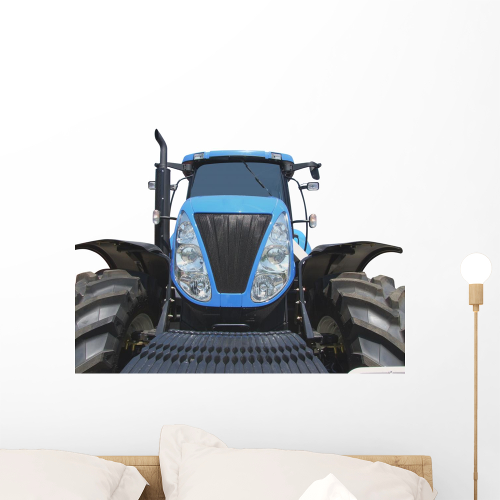 Tractor Graphics Panel Front Tractor Wall Decal by Wallmonkeys Peel and Stick Graphic (24 in W ...