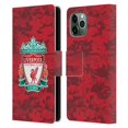thumbnail image 1 of Head Case Designs Officially Licensed Liverpool Football Club Digital Camouflage Home Red Crest Leather Book Wallet Case Cover Compatible with Apple iPhone 11 Pro, 1 of 6