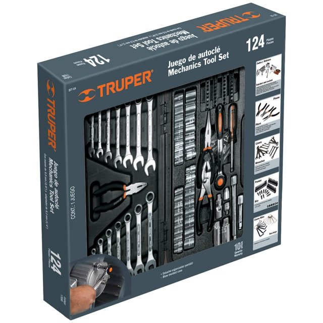 Set de Herramientas Truper 124 Piezas Mod. SET-124