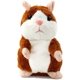 thumbnail image 1 of Hamster Toy, Talking And Repeating Funny Stuffed Animal, Plush Electric Interactive Birthday Gifts For Kids, 1 of 5