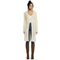 thumbnail image 2 of No Boundaries Juniors Pointelle Duster, Sizes XS-3XL, 2 of 5