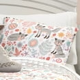 thumbnail image 4 of Lush Decor Pixie Fox Kids Animal Print Reversible Quilt, Full/Queen, Navy, 4-Pc Set, 4 of 11