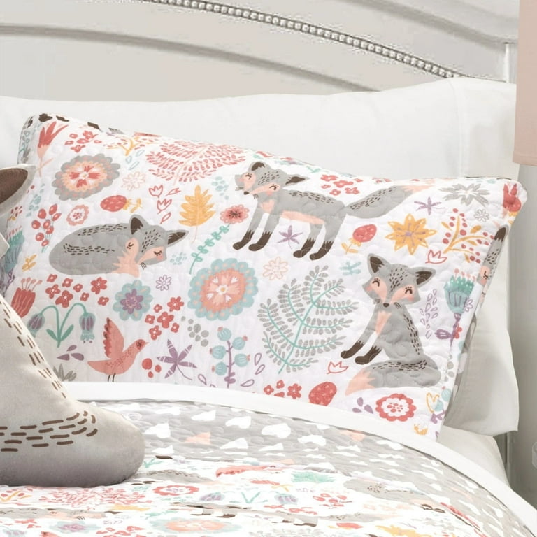 Lush Decor Pixie Fox Kids Animal Print Polyester Reversible