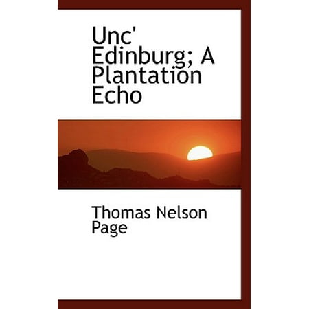 Unc Edinburg A Plantation Echo Walmart Com