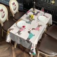thumbnail image 2 of Colorful Funny Dachshund Rectangle Tablecloth 60"x102",Waterproof Polyester Rectangle Table Cloth, Wipeable Spillproof Polyester Tablecloth for Dining, Camping, Indoor and Outdoor, 2 of 6