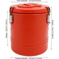 thumbnail image 3 of 16QT Insulated Soup Container, 15L Commercial Food Warmers for Hot or Cold Food, Portable Food Cooler Soup Carrier Hot Box for Catering Water Coffee Chocolate Tea Milk Cocoa, Red, 3 of 8