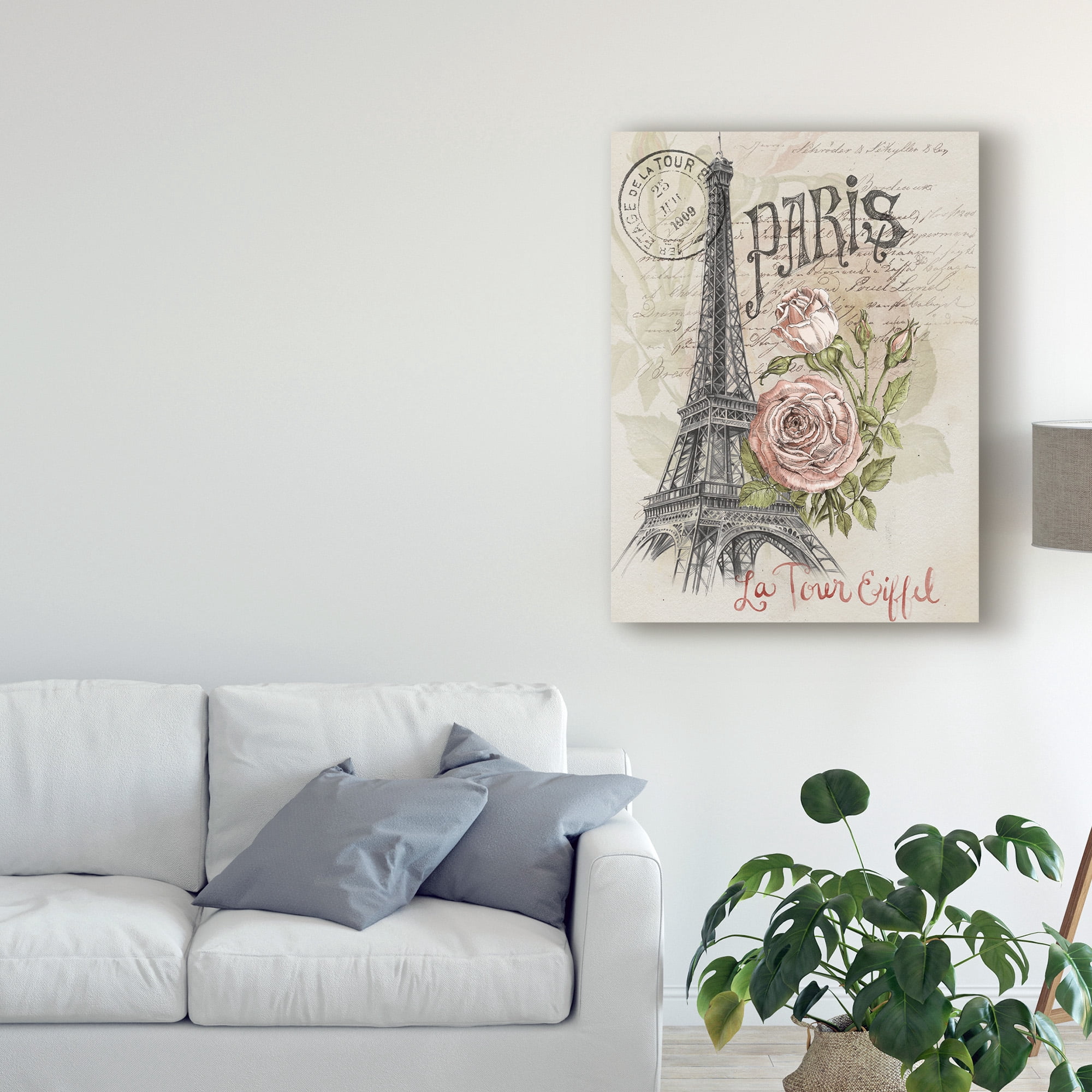 Jennifer Paxton Parker 'Paris Sketchbook I' Canvas Art