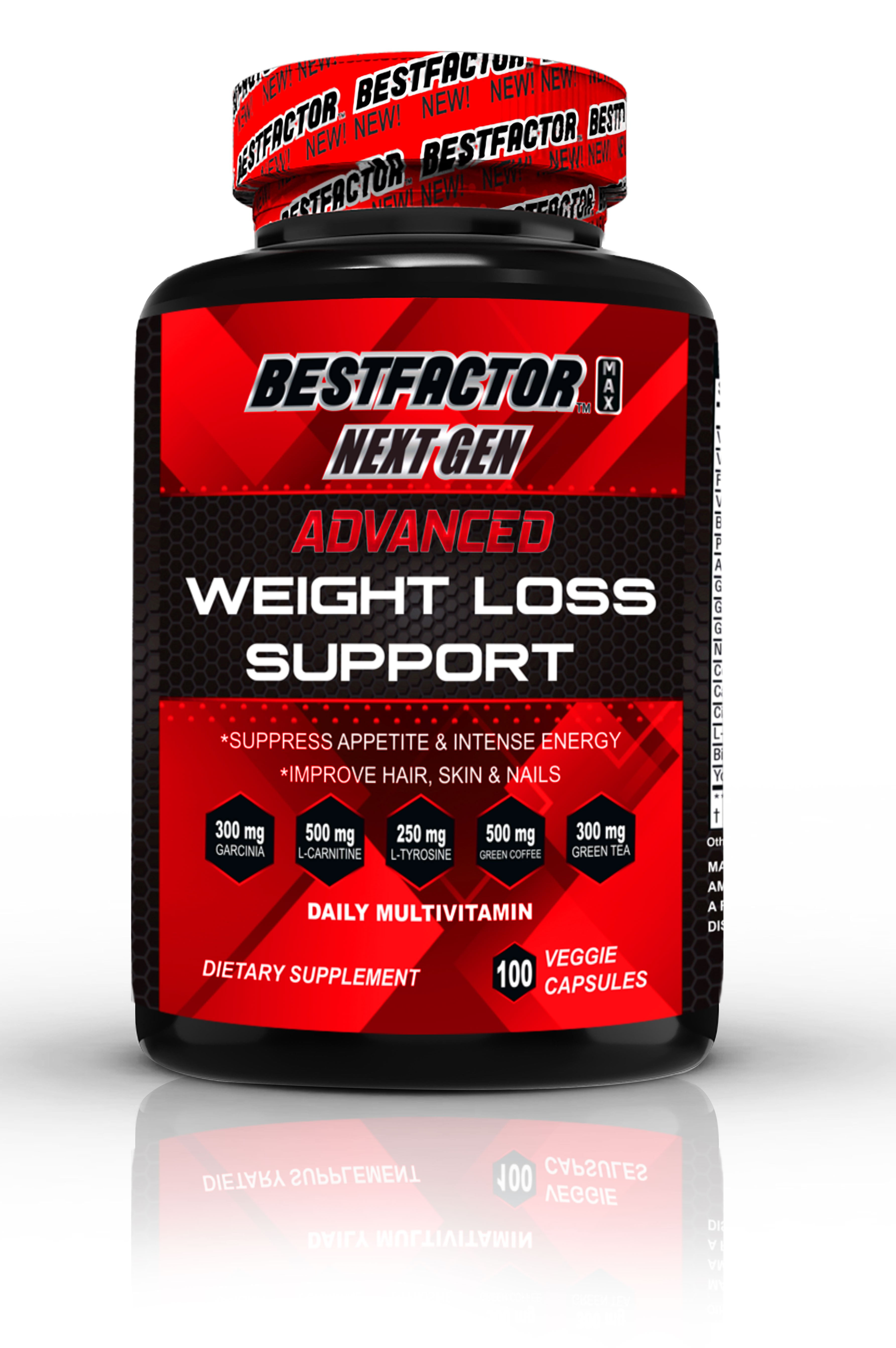 BESTFACTOR Max Weight Loss Pills for Women and Men. Thermogenic Fat