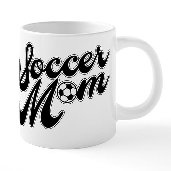 CafePress - Soccer Mom - 20 Oz White Ceramic Mega Mug