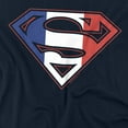 thumbnail image 2 of Superman T-Shirt French Shield Unisex Graphic Tee For Men & Women, 2 of 7