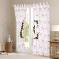 thumbnail image 3 of Castle Fairy Female Men Adults Personalized Initial Bowtie E Blackout Curtains Set of 2 (52x84 Each),Animal Cheetah Print Window Curtains,Dreamy Princess Curtains and Drapes,Lightweight Room Decor, 3 of 6